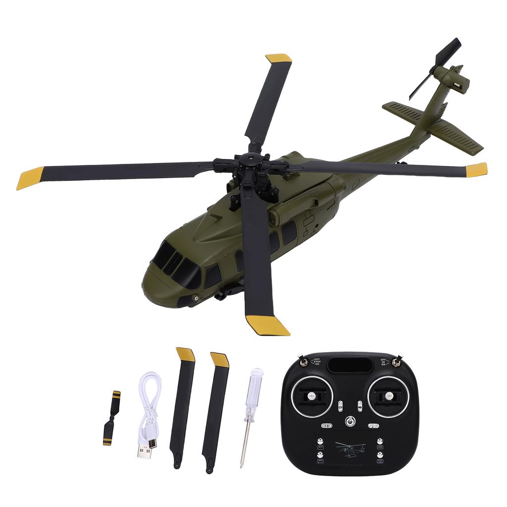 6 Channel RC Helicopt Simulation Remote Control Brushless Stunt Drone with Altitude Hold