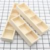 Wooden Coffee Holder Sugar Container Decorative Storage Bin Cabinets
