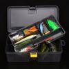 Durable Double-Layer Fishing Tackle Box - PE Material, Ideal for Bait & Accessories Storage
