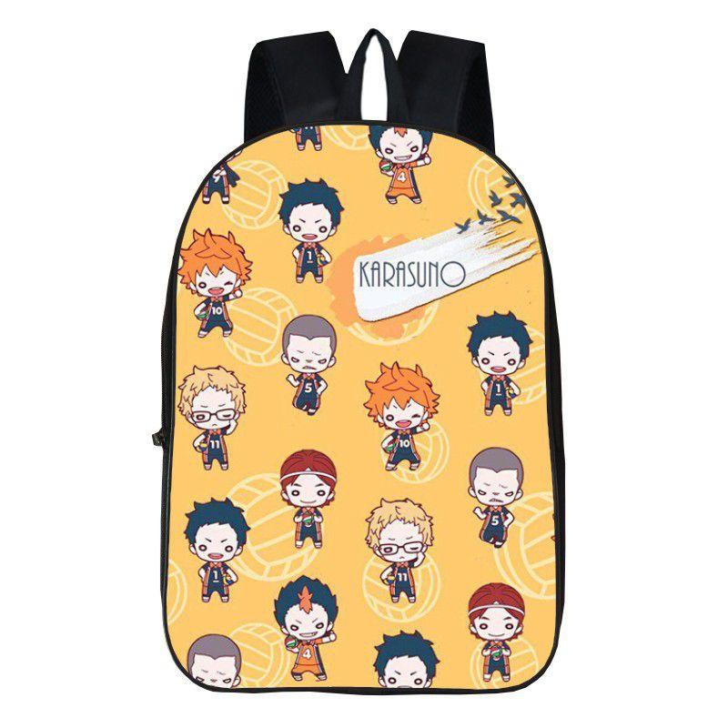 Karasuno Haikyuu Anime High School Backpack Shoulder Bag Travel Book Rucksacks
