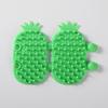Cat Hair Removal Massage Brush Pineapple Cat Ear Shape Table Leg Scratching Tool Soft Double-Sided Comb for Dogs Cats Self Cleaning
