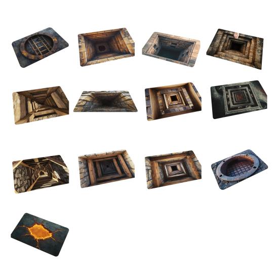 3D Optische Täuschung Fußmatte Rutschfest Vision Teppich mit Atemberaubendem 3D Visuellen Effekt Design Teppich für Wohnzimmer Schlafzimmer Flur Pflegeleichter Teppich