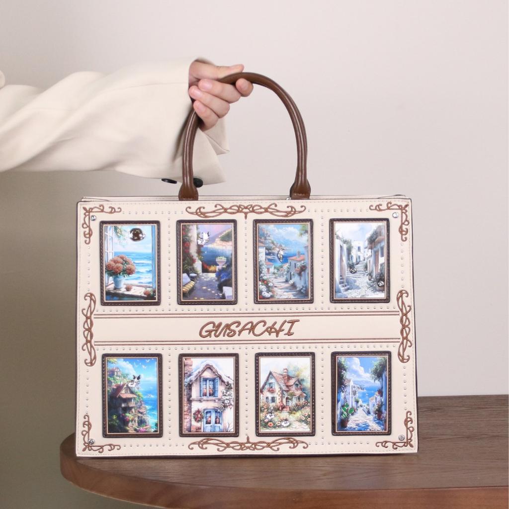 2026 Fashion New Light Luxury Large Capacity Commuter Tote Bag