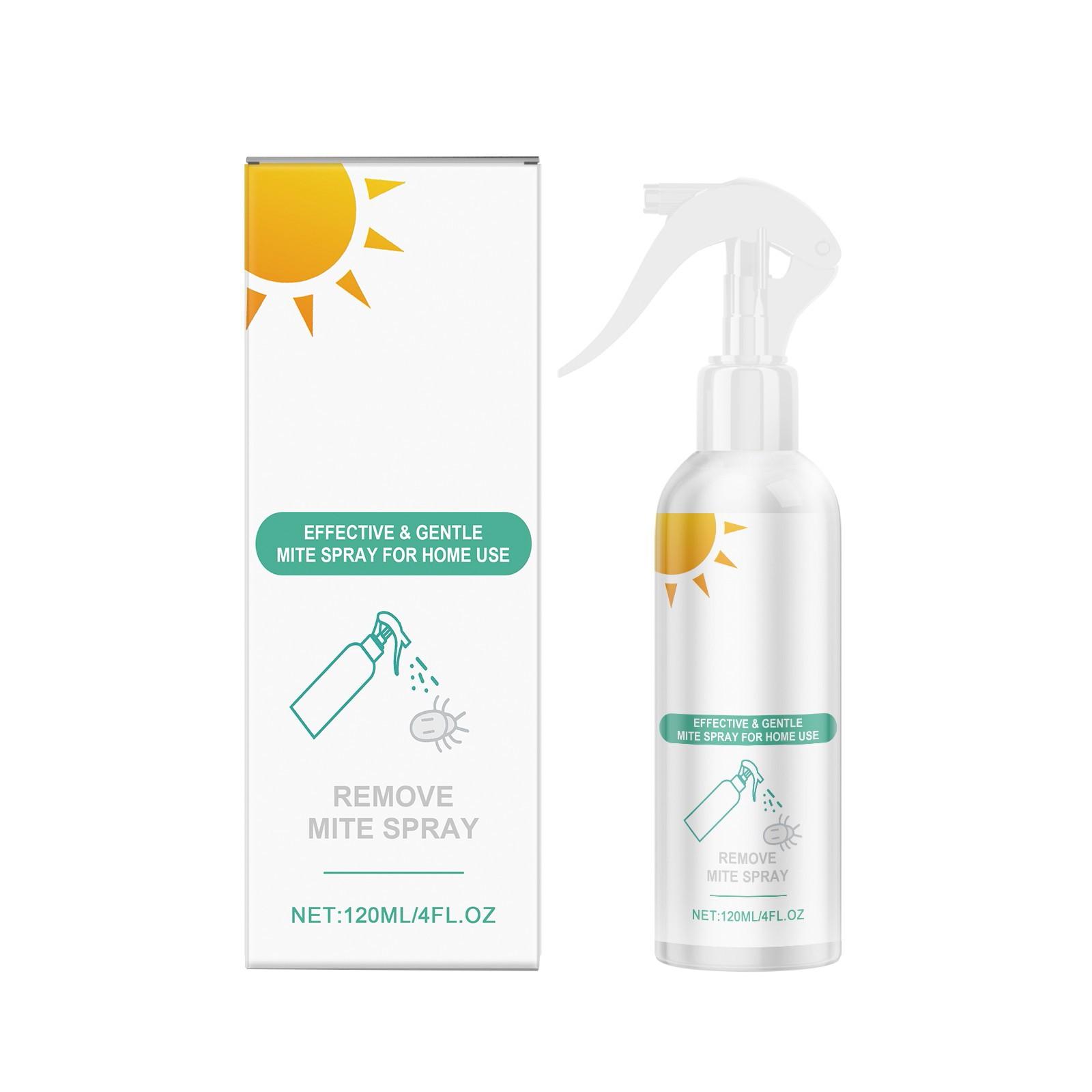 

Многофункциональный спрей для удаления клещей для ухода за диваном и постельными принадлежностями в спальне, быстро испаряется, не оставляя следов, 120 мл One Size