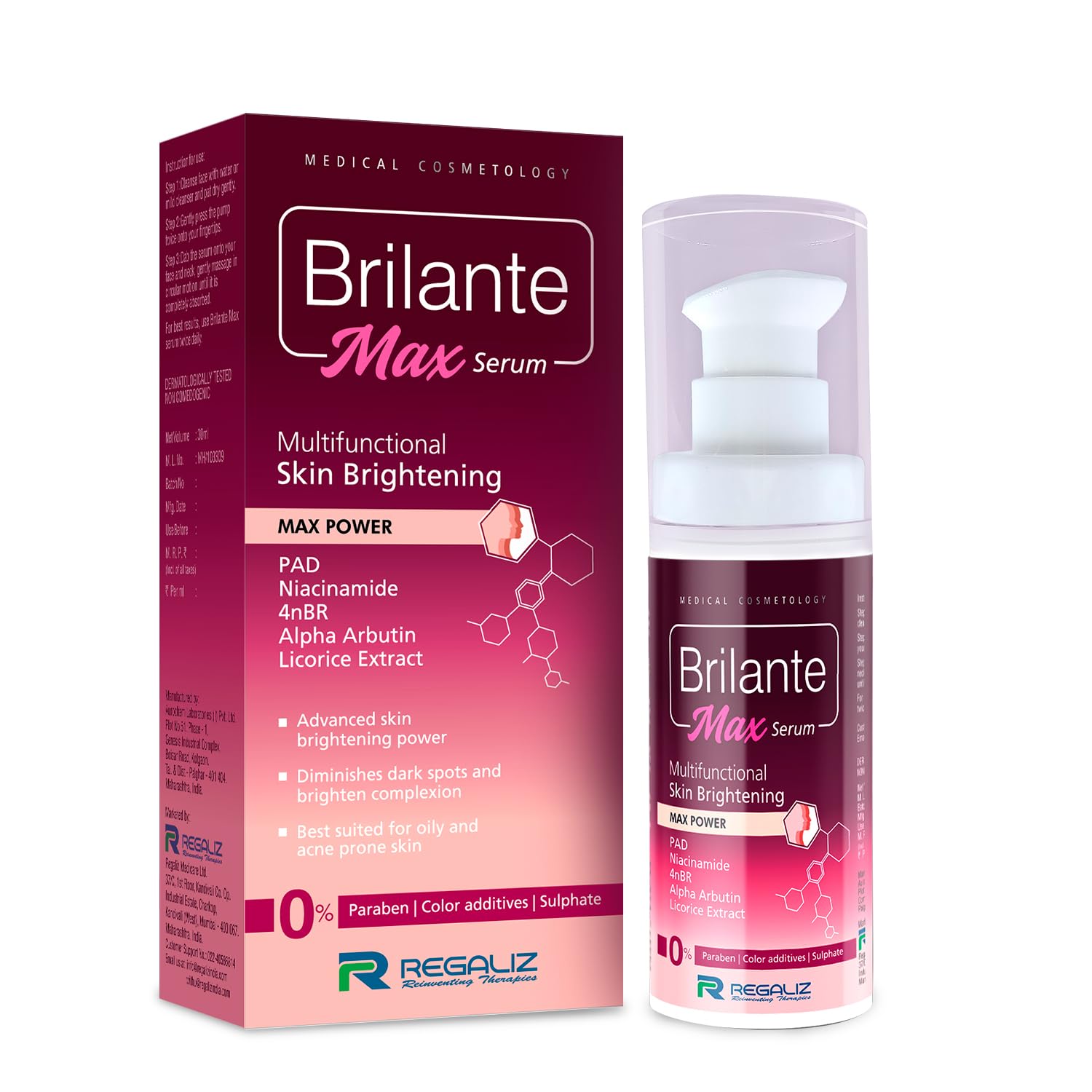 Regaliz Brilante Max Serums | Daudzfunkcionāls