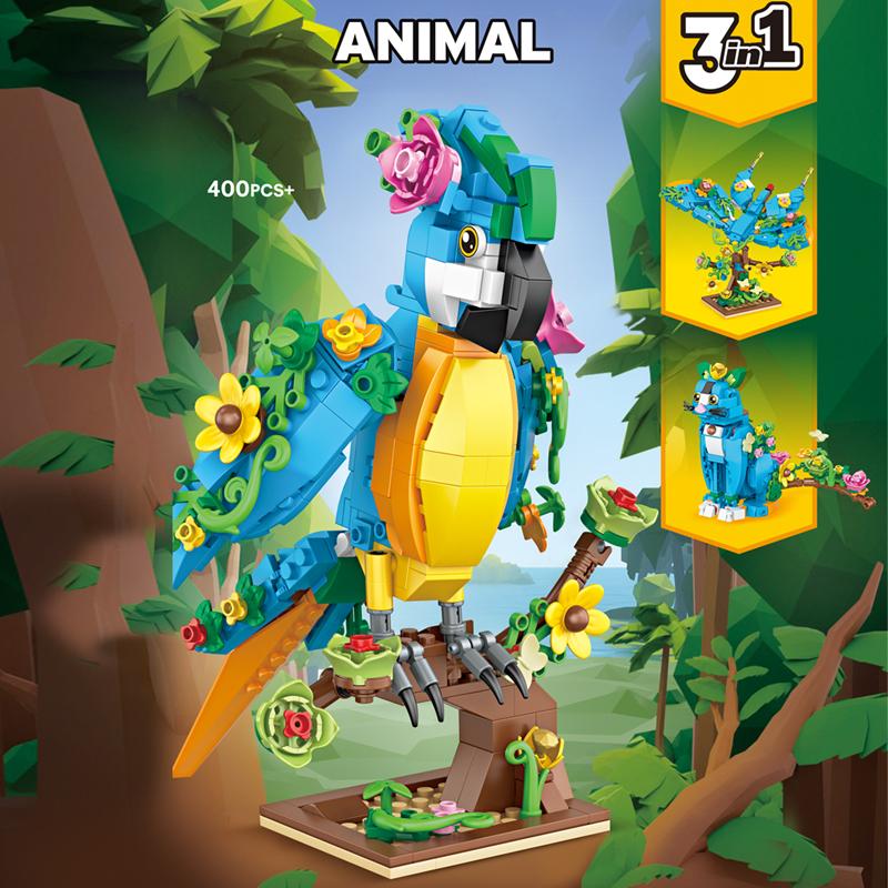 High-Quality 3 In High-Quality 1 High-Quality Animal High-Quality Building High-Quality Blocks High-Quality Parrot High-Quality Cat High-Quality NO BOX