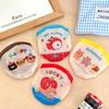 Cute Cartoon Foldable Handheld Round Fan Lightweight Portable Summer Fan Mini Outdoor Round Convenient Pocket Fan