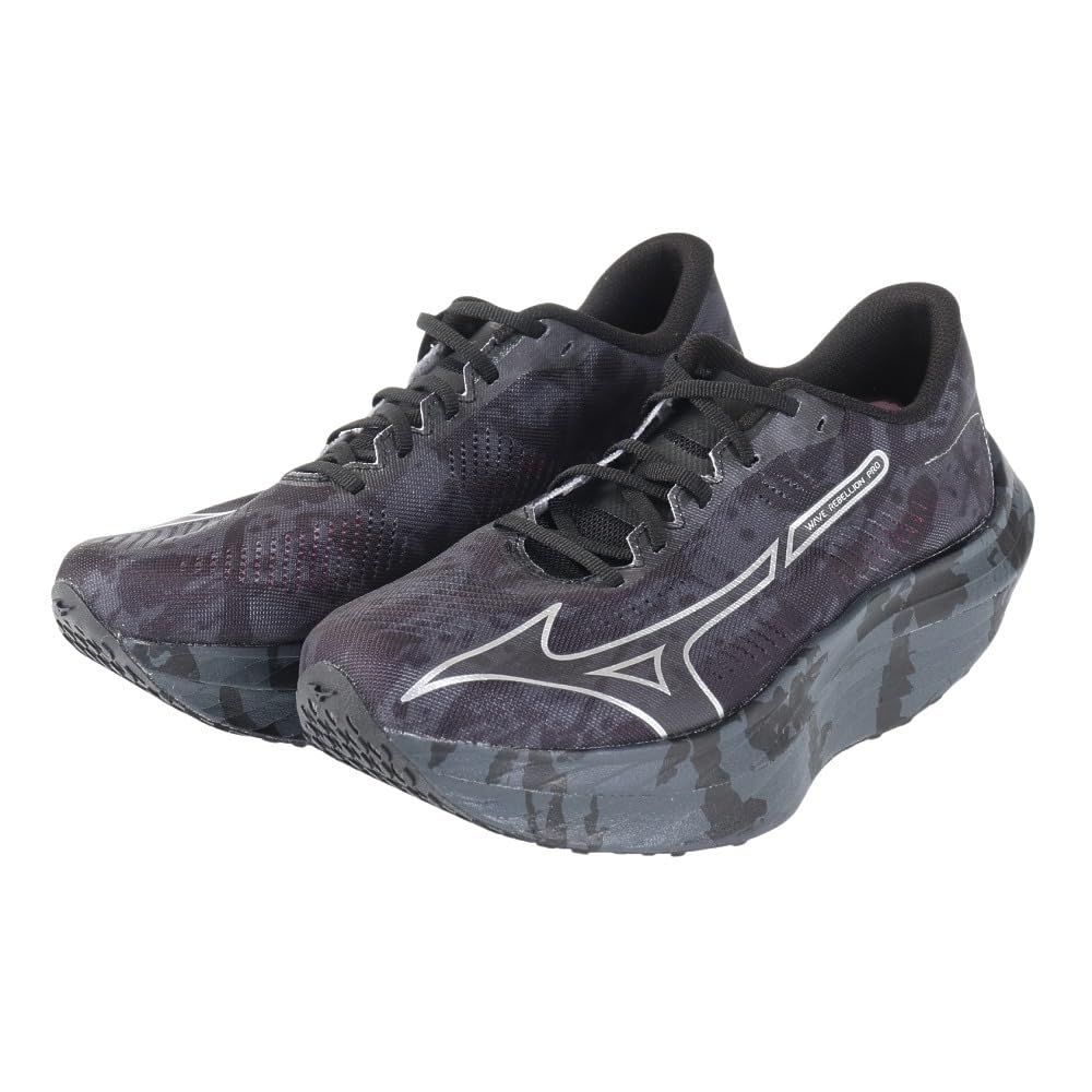 Mizuno Running Shoes Wave Rebellion Pro J1GC231754 X (Black Gray/23.0/Men's)