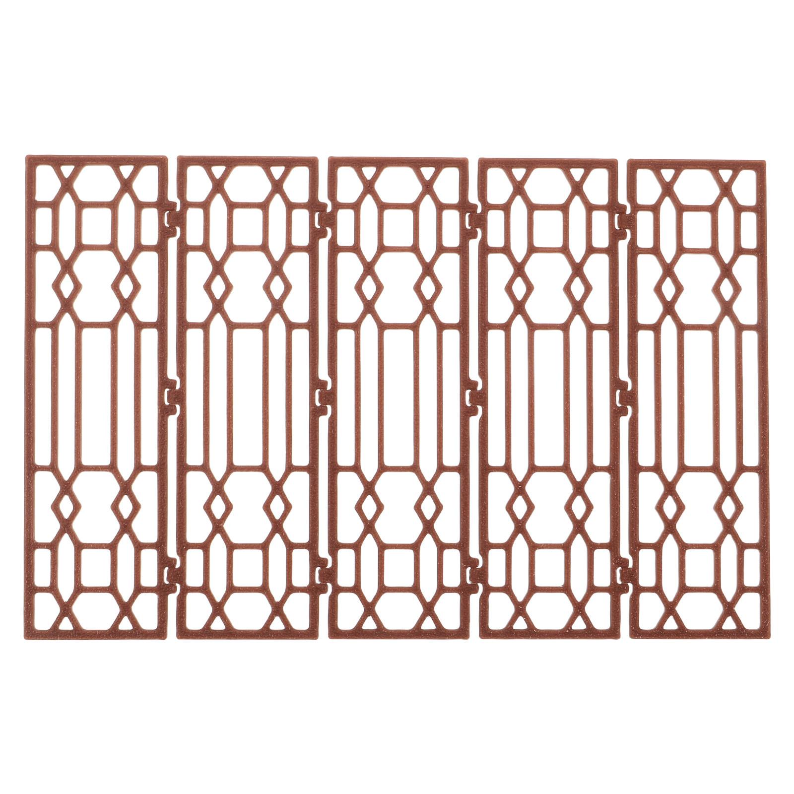 

Mini House Screen Miniature Room Divider Dollhouse Panel Chinese Screen Room Privacy Divider Furniture Accessories 13.1x8.5x0.18cm