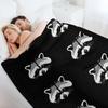 Raccoon face Throw Blanket Thermal Personalized Gift Thin sofa bed Blankets
