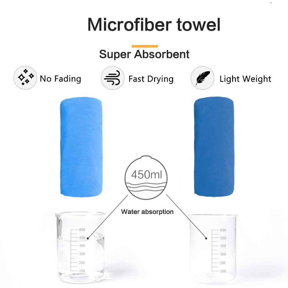 Portable Antibacterial Ultralight Microfiber Quick Dry Towel Absorbent Swimming Towels Pocket Towel
