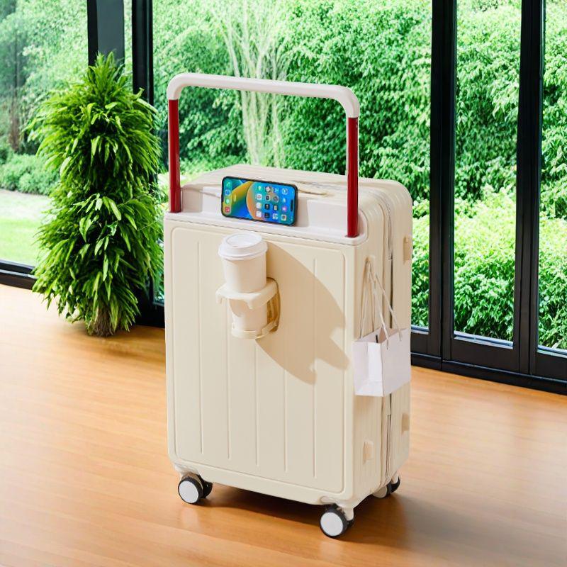 Multifunctional Large-Capacity Suitcase with Wide Handle and Combination Lock for Travel