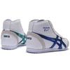 Onitsuka Tiger Mexico Mid Runner Comfortable Wear resistant And Lightweight High top Running Shoes Unisex White Blue 1183A658-100