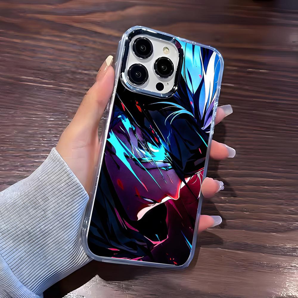 

Чехол для телефона из силикона Jujutsu Kaisen Сатору Сукуна Для IPhone 17 Pro Max 16 15 14 Pro Max IPhone 13 Pro Max 11 Plus Прозрачный Co iPhone 14 Plus