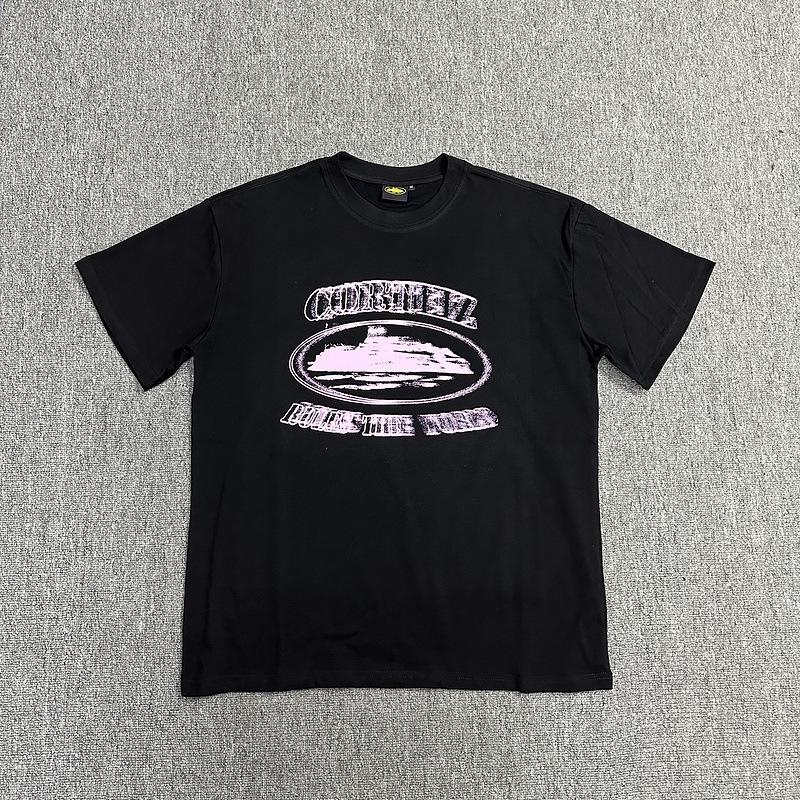 Corteiz Alcatraz Series T-shirts for Men and Women, Short-sleeve Short Sleeve with Lettered Logo Print Crew Neck Loose Casual T-shirt
