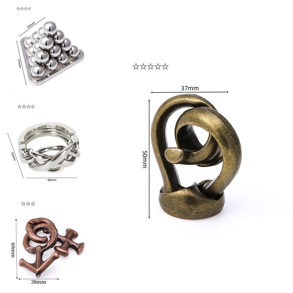 Premium Alloy Puzzle Toy For Kids Featuring Traditional Luban Lock Design Engaging And Educational Logic Game