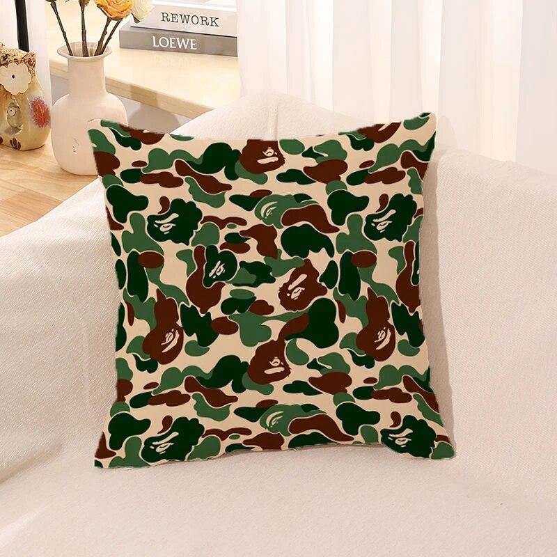 Camouflage Cushion Pillow Home Anime Pillowcase Sofa
