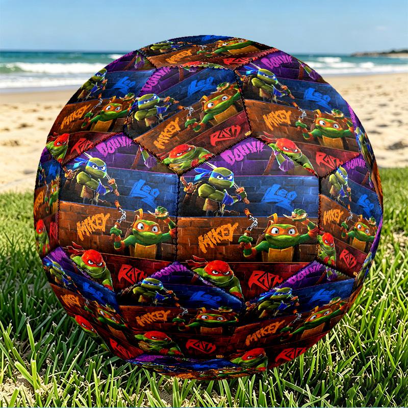 Gamer Print Size 5 Soccer Ball, PU Wear Resistant Football for Match Training and Daily Practice, Birthday Gift for Soccer Fans