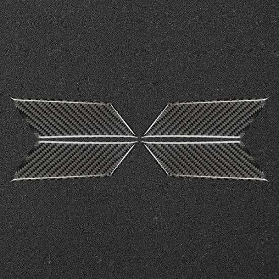 4Pcs Carbon Fiber Car Interior Door Handle Bowl Cover for Porsche Macan 2014-21