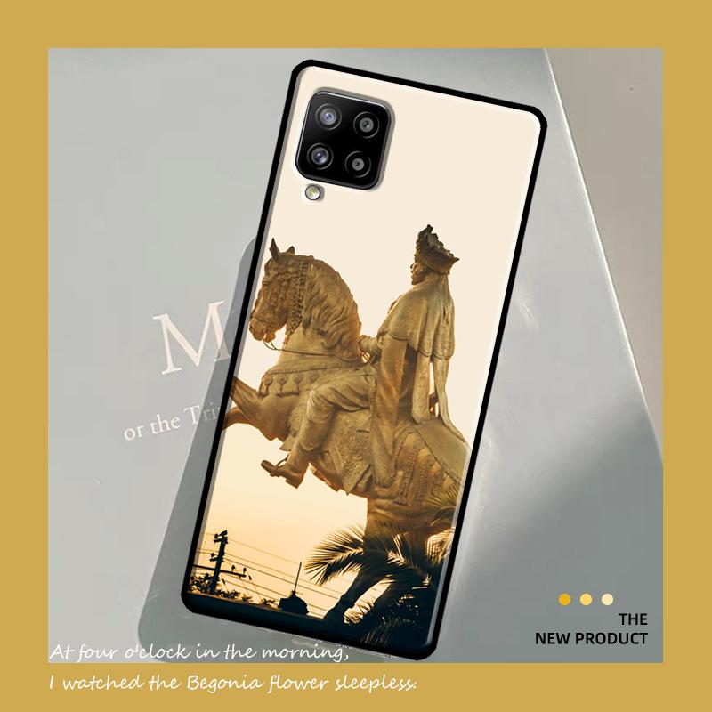 Emperor Menelik II of Ethiopia Case For Samsung Galaxy A54 A34 A53 A13 A32 A52 A14 A51 A71 A23 A33 A73 A12 A22 A21S Coque