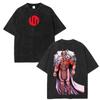 Invincible Graphics Unisex Zwaar Katoen Vintage Gewassen T-shirt 2026 Zomer Nieuwe Herenmode Ronde Hals Amerikaanse Anime T-shirt Vrouwelijk Mannelijk Kleding