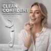 Reusable Portable Stainless Steel Toothpick Floss Set Lightweight Oral Teeth Cleaning Tools for Hiking Business Trip