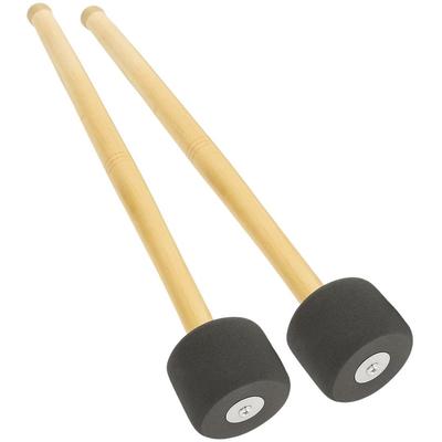 Baguettes de grosse caisse Cobalt Planet, Set de 2, Baguettes, Maillets, Fanfare, EVA, Gong de marche, Timbales, Grosse caisse (gris)