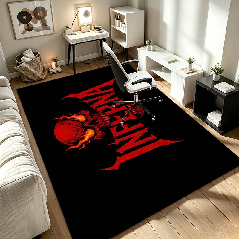 WWE Kane A rug suitable for office chair areas living rooms and computer desks perfect for home offices and an ideal holiday gift