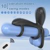 Vibrating Penis Ring with 360° Rotating G-Spot Stimulator Cock Ring Adult Sex Toys Clitoral Massager for Women Men Couples