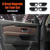 ABS Carbon Fiber Interior  Door Bowl Panel Trim Cover For Honda Pilot -2024