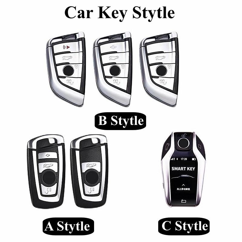 Leather Key Fob Cover For Bmw F Series 1 2 3 4 5 6 7 Series X1 X3 X4 X5 X6 F20 F30 F10 F48 F25 F15 Key Case Protector