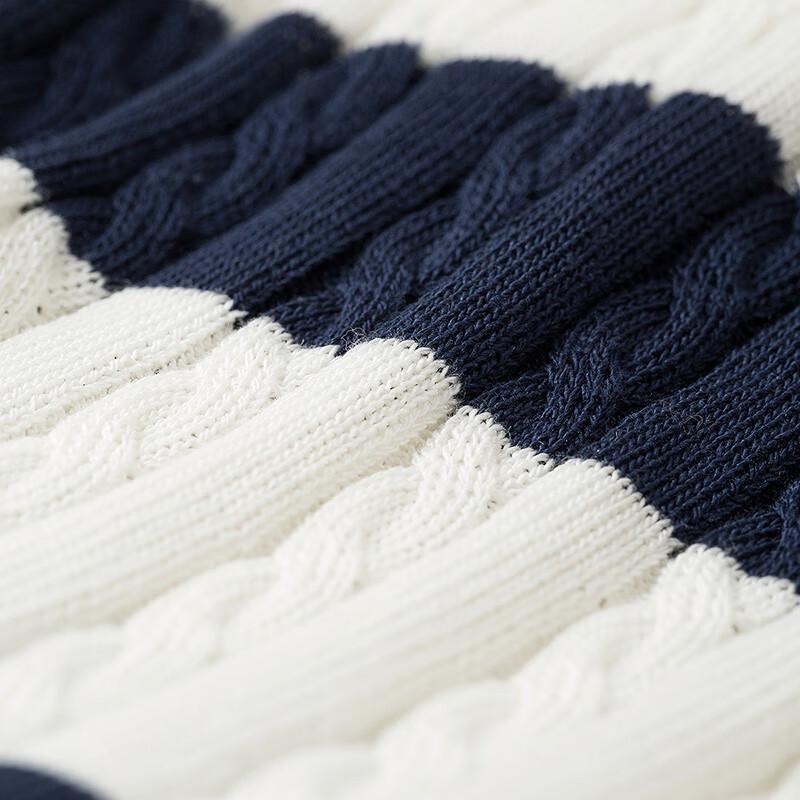 Chuyu Women's Retro Striped Lyocell Polo Knit Top