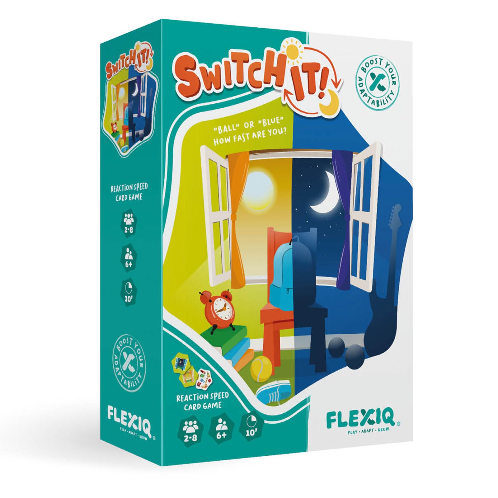 

FlexiQ Switch Speed Battle Card Game FXG 001 UK Аутентичный это!