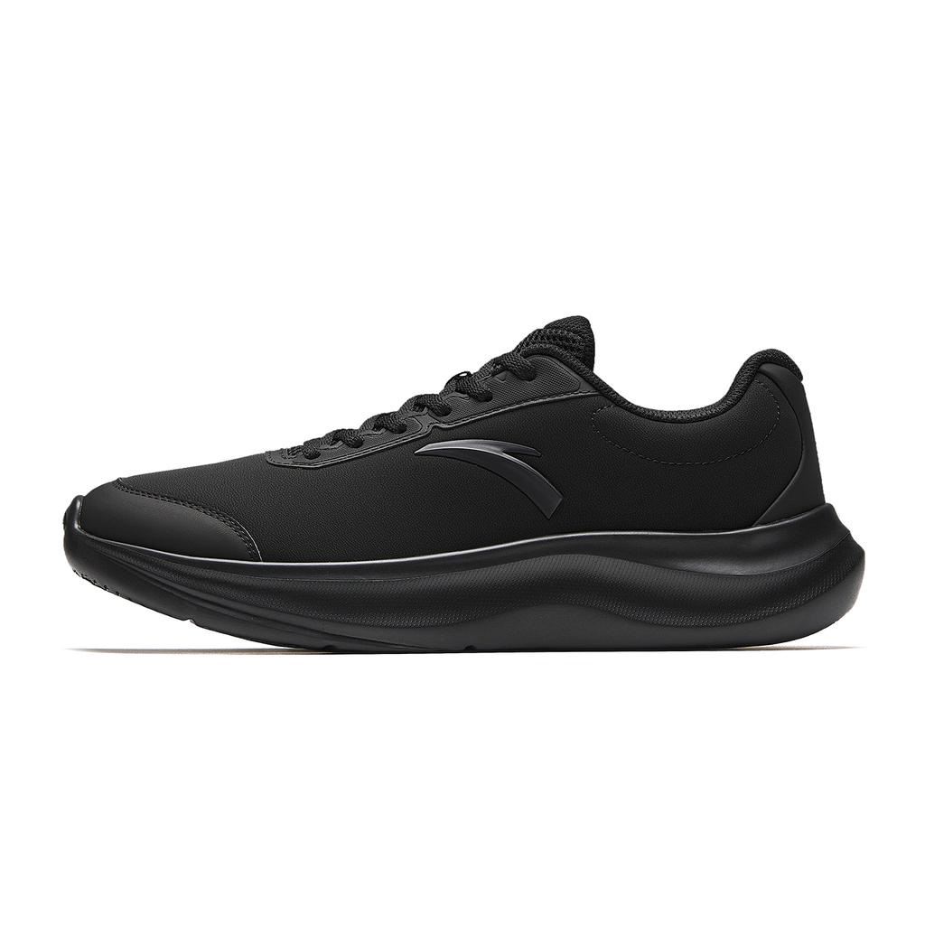 Anta Comfortable Fashion Versatile Shock Absorbing Wear Resistant Low Top Casual Running Shoes Men Sneakers Black 912545505-6