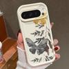 Custodia in Silicone con Motivo a Foglie di Farfalla Per Google Pixel 10 9 Pro XL 9A 8A 7 8 Pro 7A Custodia Morbida Antiurto Per Pixel 9 Pro