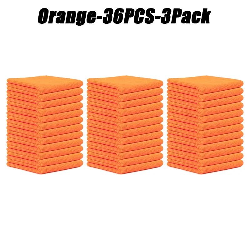 Lint Free Microfiber Cleaning Towels Reusable Cleaning Towels w/ Super Absorbent Stain-removing for Car Window Kitchen Towel