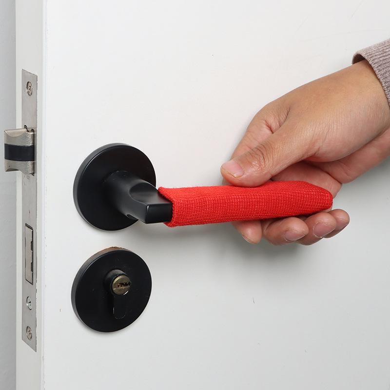 Knitted Thickened Anti-Collision Door Handle Cover for Winter