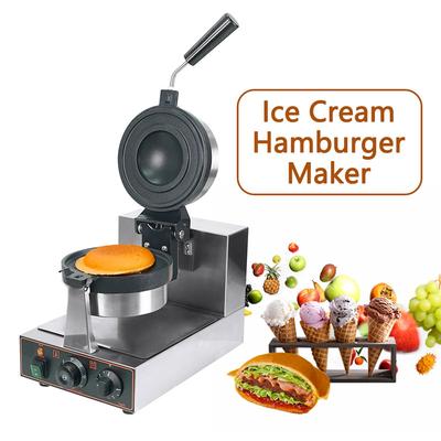UFO Hamburger Vaflovač na dorty Stroj na hamburgery Elektrický Vaflovač na zmrzlinu 110V Stroj na gelato Panini Stroj na semlor Paczki Krapfen