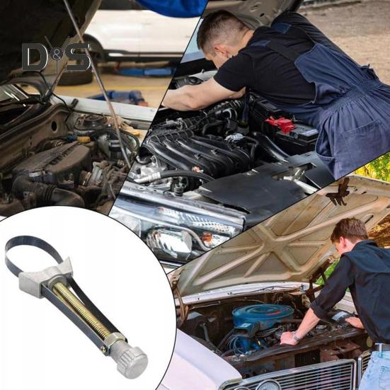 Oil Filter Wrench Adjustable Filter Removal Wrench Heavy Duty Pliers for Cars Trucks 60mm-120mm Diameter Universal Oil Filter Removal Tool for
