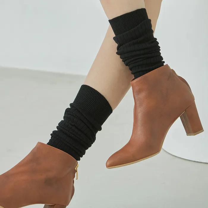 STB019 Women's Cotton Over-the-Knee Socks (5 Colors)