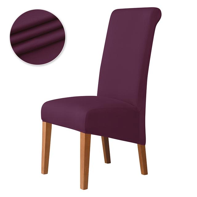 

Скандинавский съемный чехол на стул с защитой от грязи, спандекс, кухонный чехол для банкета, свадебного ужина, ресторана, современный домашний декор