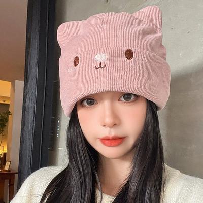 Hat Female Autumn and Winter Pregnant Women Postpartum Confinement Hat Cute Lady Fleece Warm Pile Hat Cold Hat