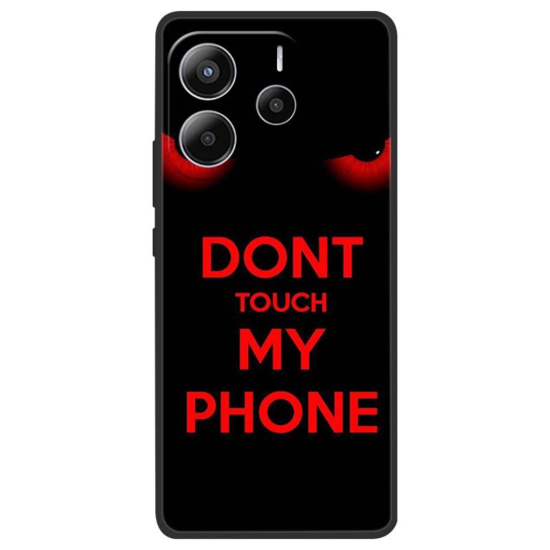 For Xiaomi Redmi Note 14 5G Case Soft TPU Marble Silicone Phone Cover for Coque Redmi Note 14 5G Global Cases Black Bumper Funda