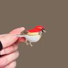 Cute Bird Enamel Brooch, High-end Female Exquisite Personalized Brooch, New Annunciation Bird Pin, Clothes Accessories