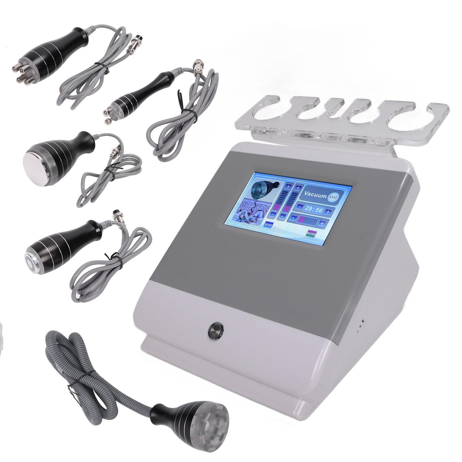 

5 в 1 40 кГц Кавитационный аппарат красоты отрицательное давление ультразвуковое сжигание жира похудение тела UK Plug