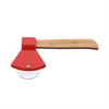 Bamboo Steel Stainless Handle Hatchet Pizza Tool Round Single Baking Wheel