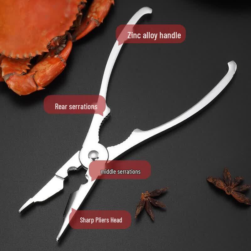 maxcook 3-Piece Portable Crab Tool Set