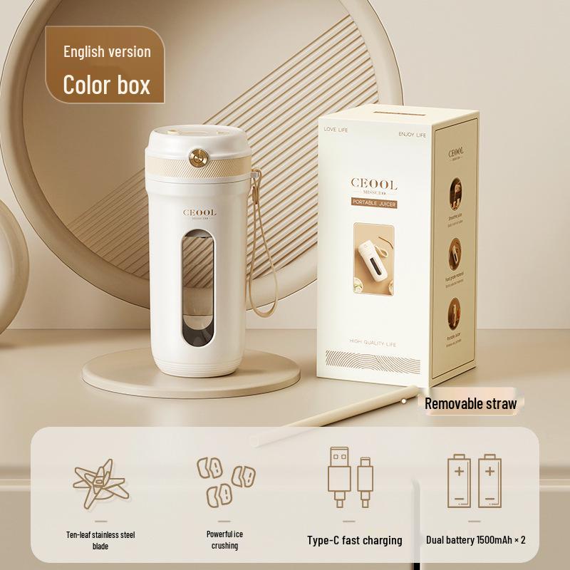 CEOOL Miss President Hordozható Mini Multifunkcionális Gyümölcscentrifuga és Jégzúzó