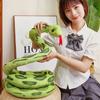 Scary Simulation Snakes Plush Toy Green/Red Stuffed Wild Animal Creative Snake Plushie Doll  Boys