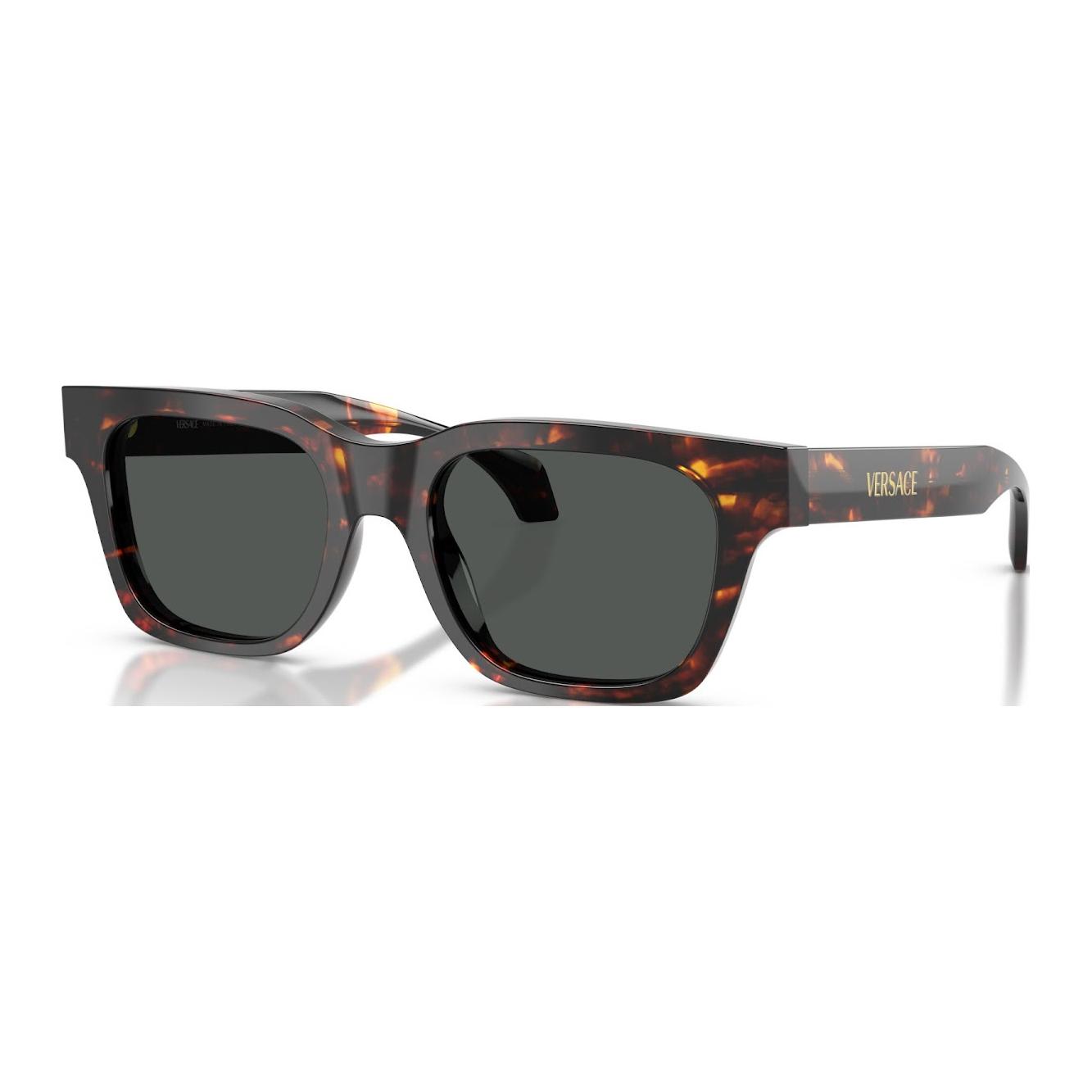 Versace Original Design Irregular Shape Sunglasses Men sunglasses Tortoise VE4486 52,Tortoiseshell